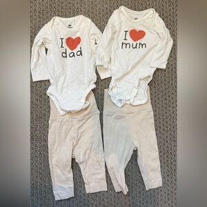 Unisex H&M newborn set